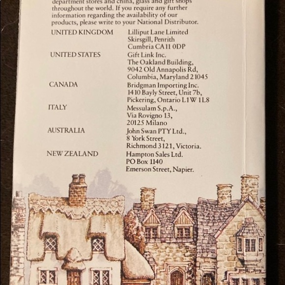 LilliPut Lane 1989 Miniature Masterpiece Handmade-Cobbler Cottage - Picture 9 of 10